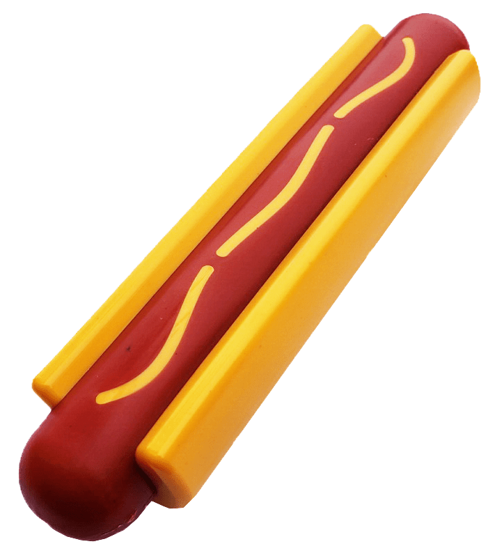 SodaPup Hot Dog Ultra Durable Nylon Dog Chew Toy
