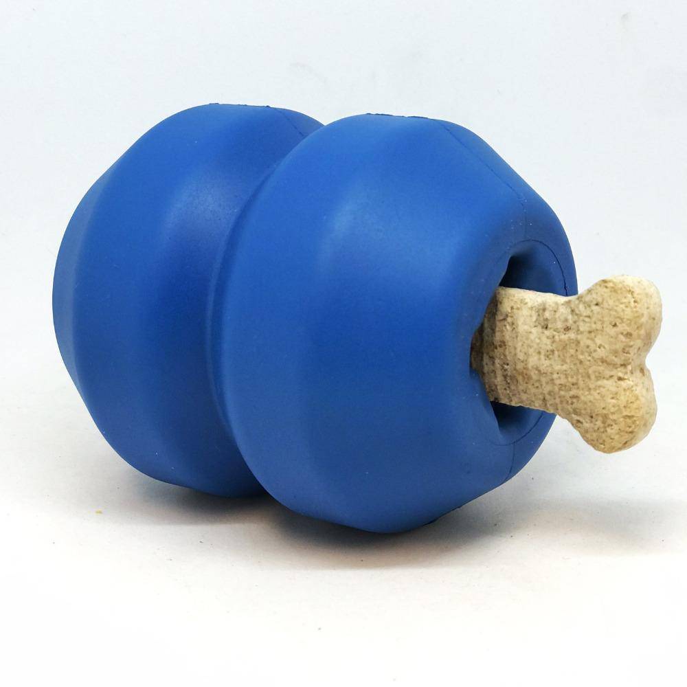 SodaPup ID Double Trouble Durable Rubber Chew Toy and Treat Dispenser