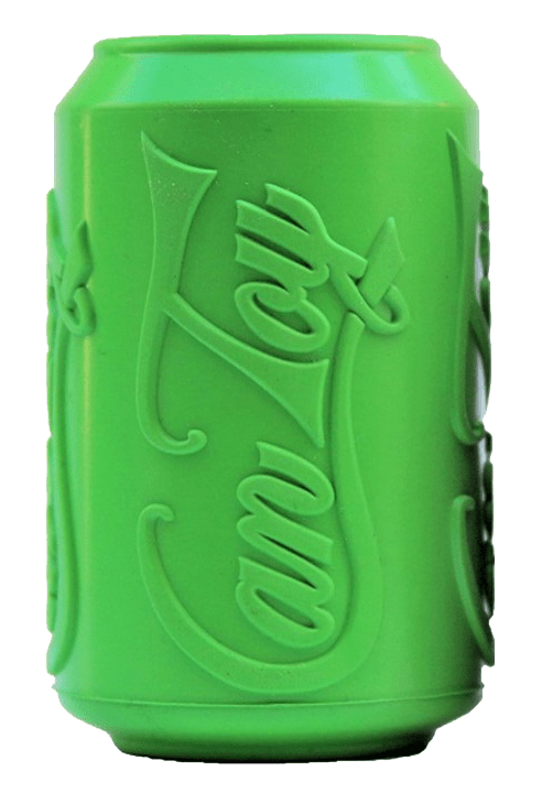 SodaPup Can Toy Durable Rubber Chew Toy & Treat Dispenser for Average Chewer