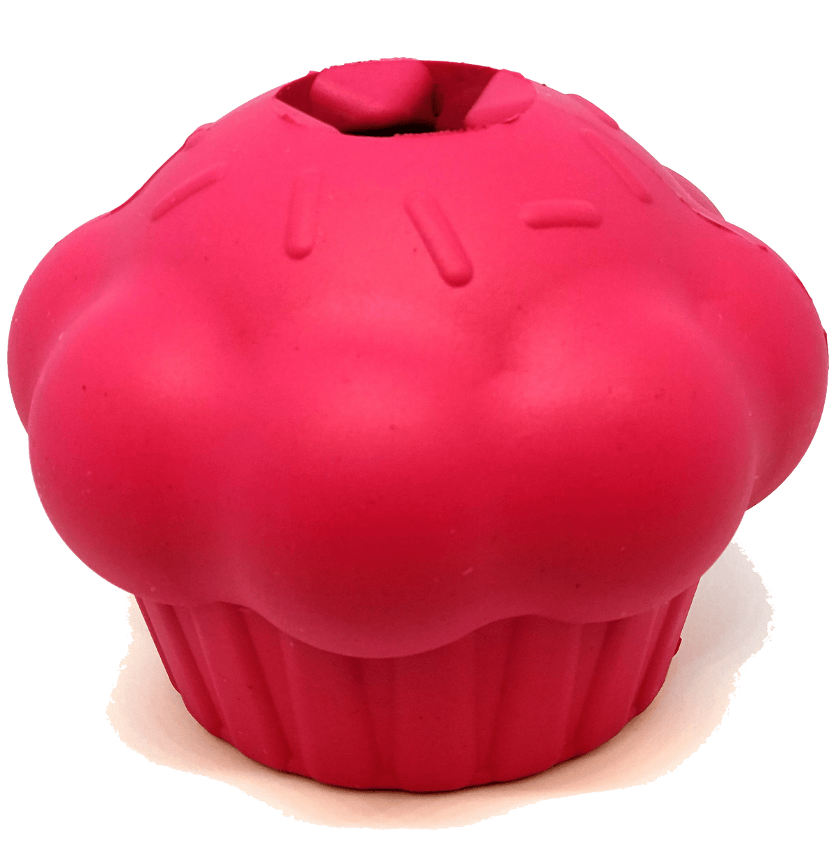 SodaPup Cupcake Durable Rubber Chew Toy & Treat Dispenser
