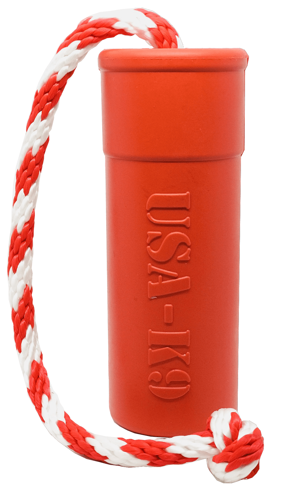 SodaPup USA-K9 Firecracker Durable Floating Training Dummy Rubber Dog Toy