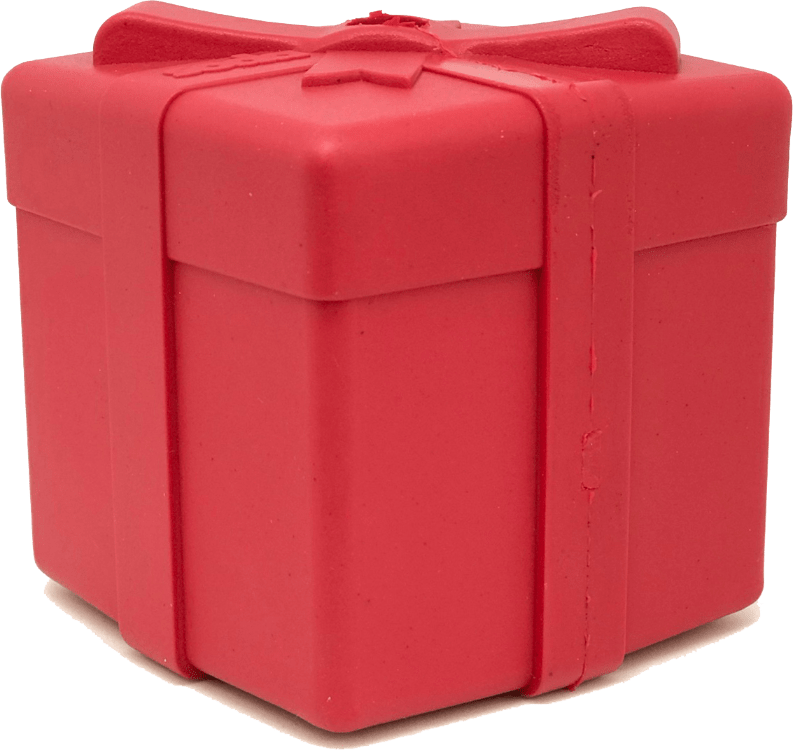SodaPup Gift Box Durable Rubber Chew Toy & Treat Dispenser