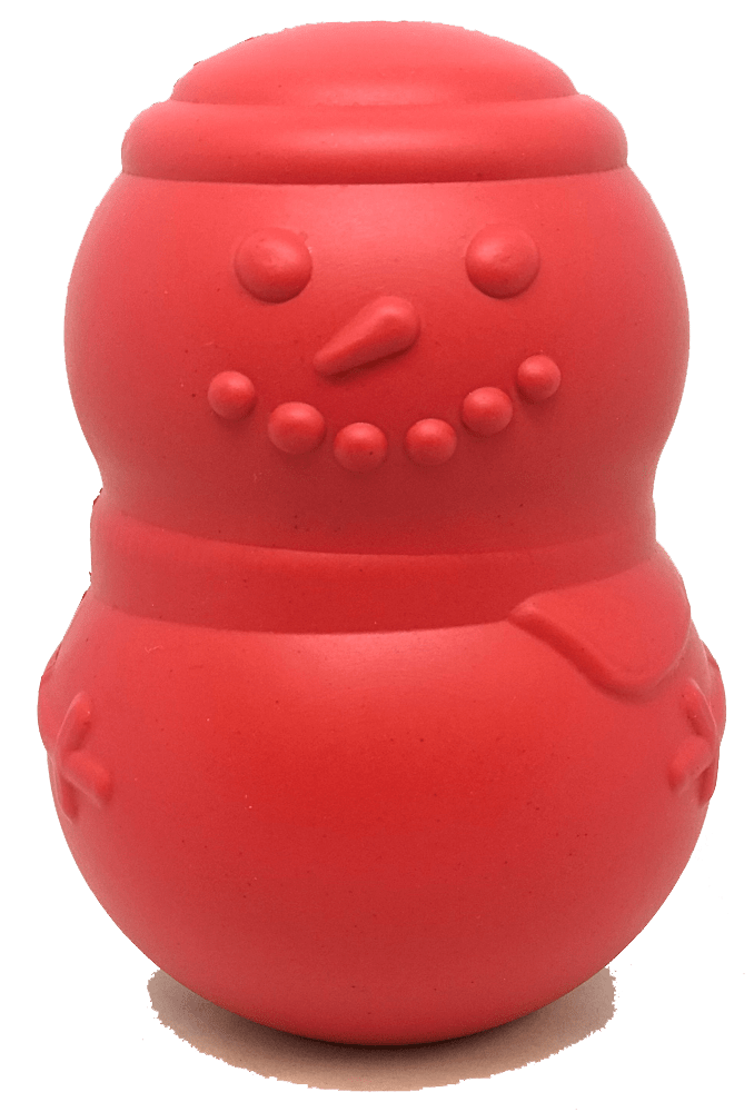 SodaPup Snowman Durable Rubber Chew Toy & Treat Dispenser