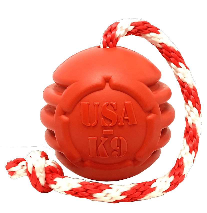 SodaPup USA-K9 Stars and Stripes Ultra-Durable Rubber Chew Toy