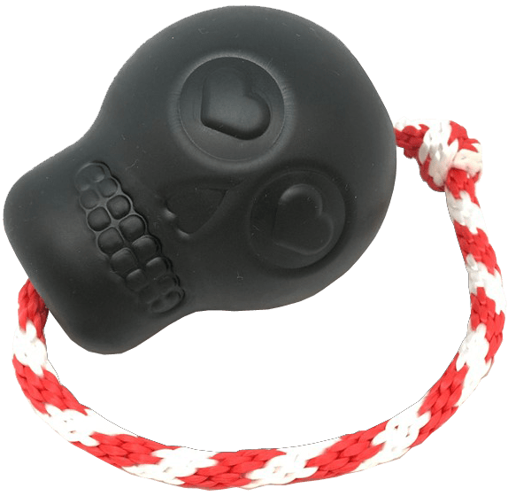 SodaPup USA-K9 Magnum Skull Durable Rubber Chew Toy
