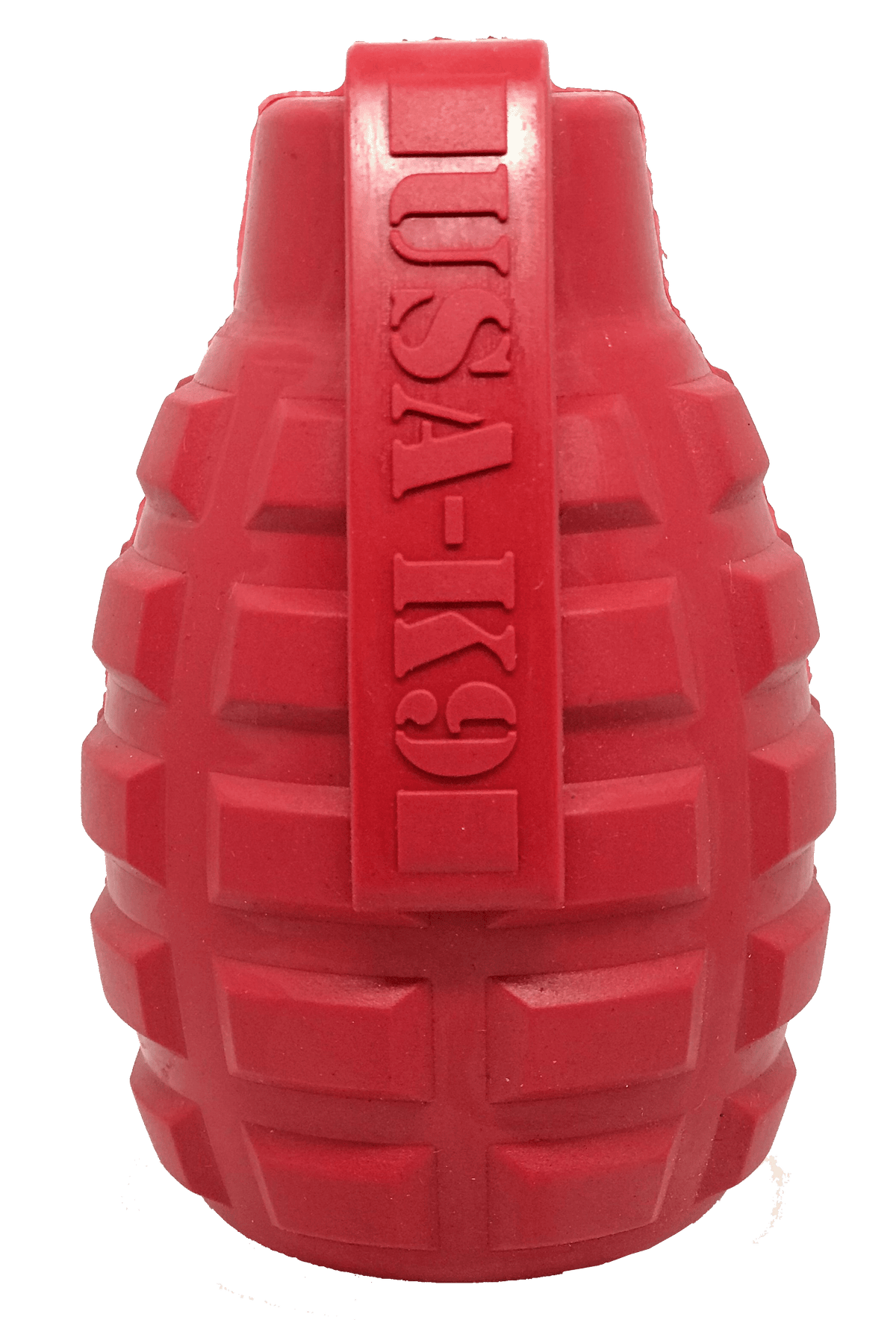SodaPup  USA-K9 Grenade Durable Rubber Chew Toy & Treat Dispenser