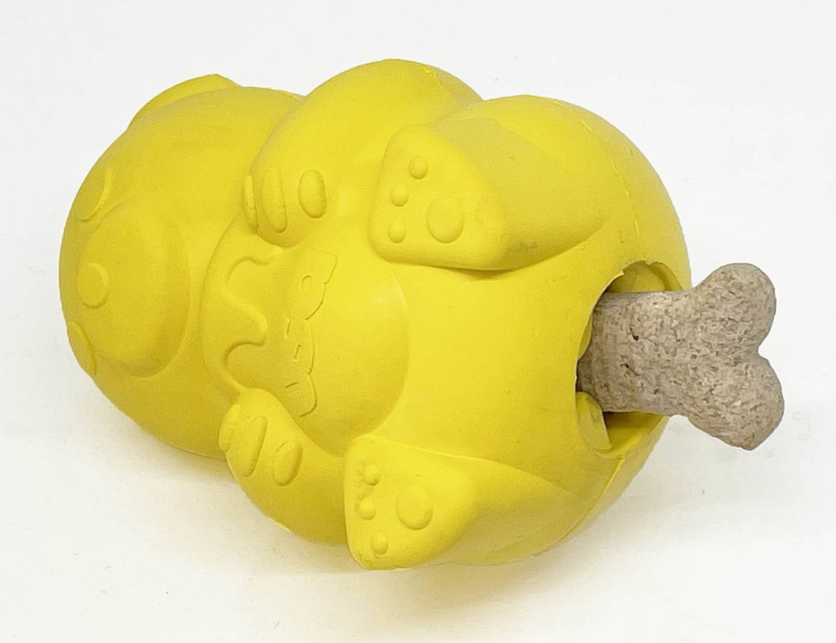 SodaPup Honey Bear Durable Rubber Treat Dispenser