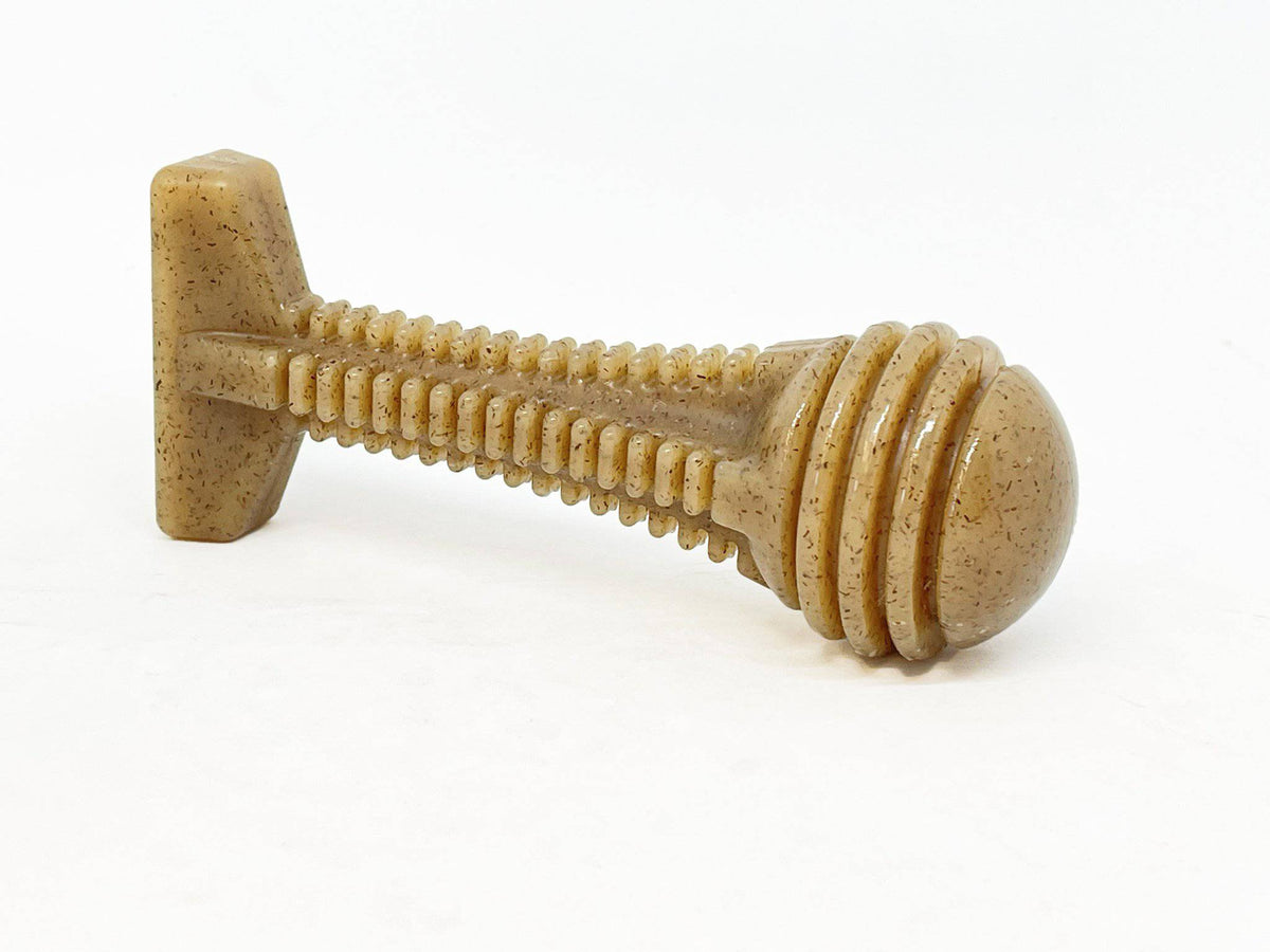 SodaPup Honey Bone Dental Tower Ultra Durable Nylon Dog Chew Toy
