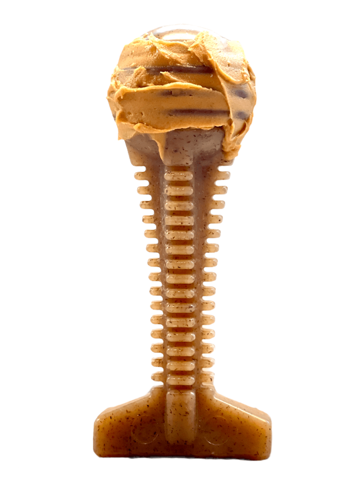 SodaPup Honey Bone Dental Tower Ultra Durable Nylon Dog Chew Toy