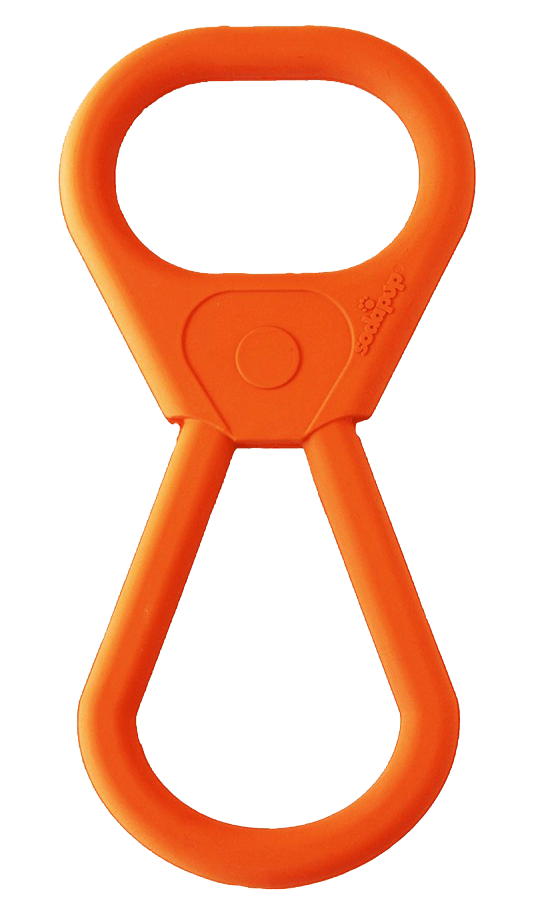 SodaPup Pop Top Rubber Tug Toy for Interactive Play