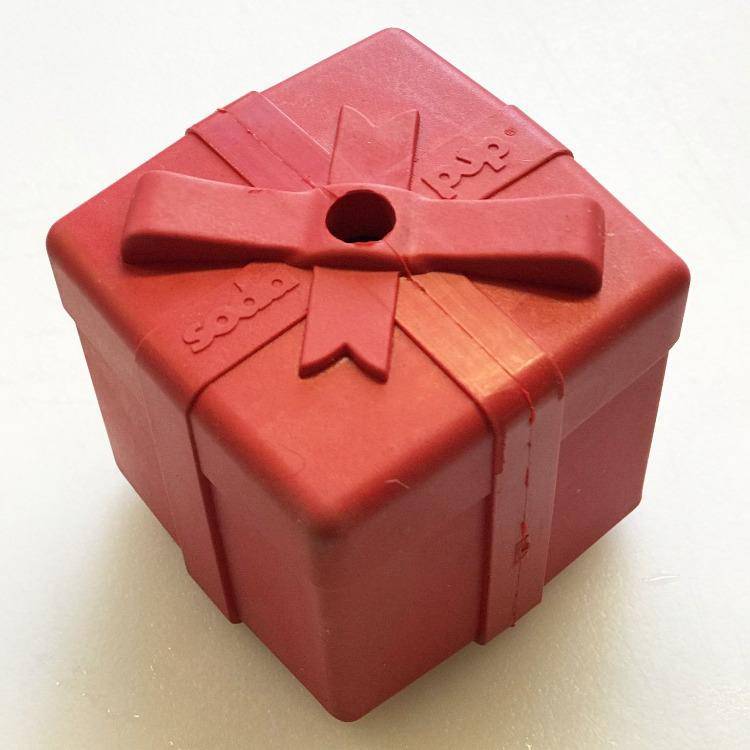 SodaPup Gift Box Durable Rubber Chew Toy & Treat Dispenser