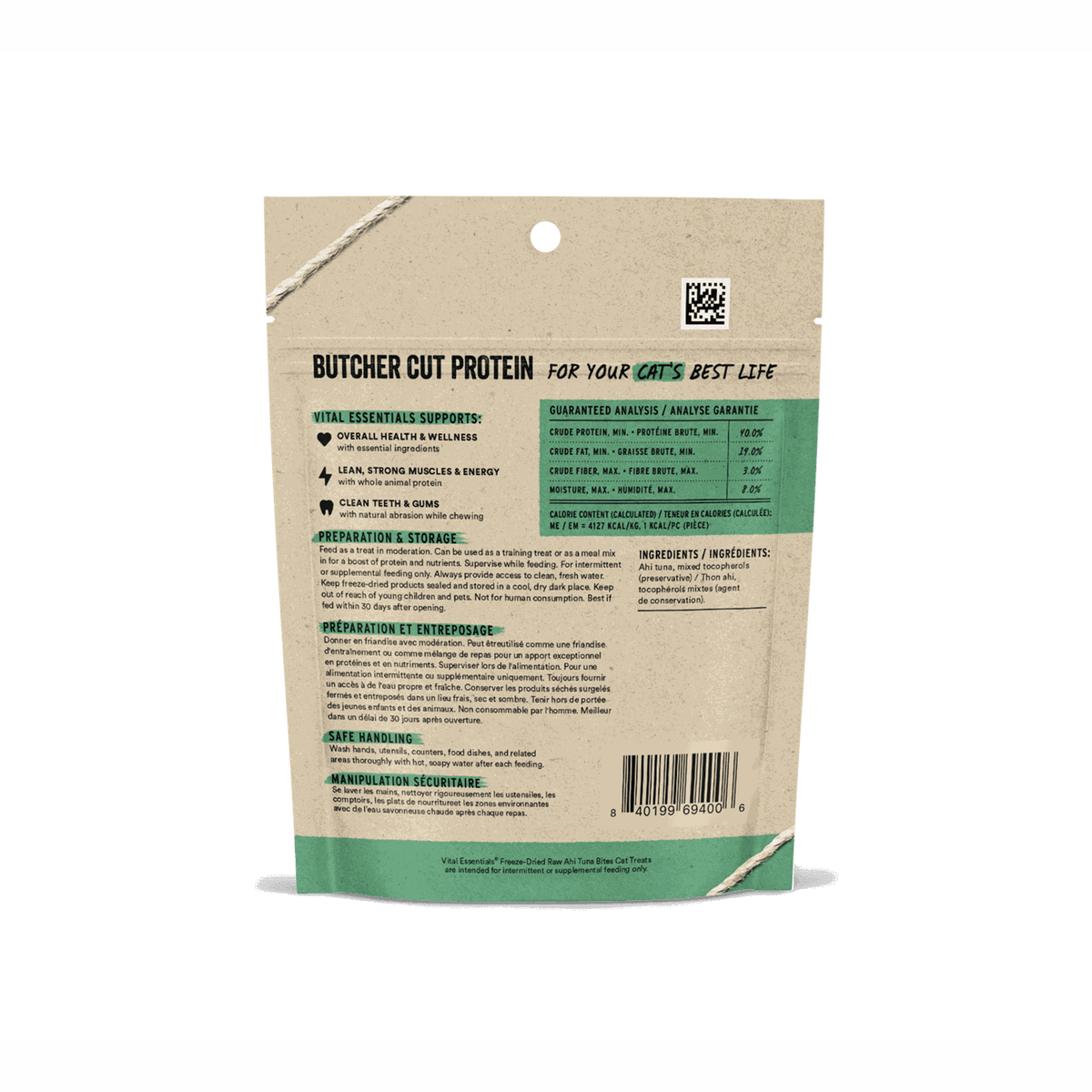 Vital Essentials Freeze-Dried Raw AHI Tuna Cat Treats