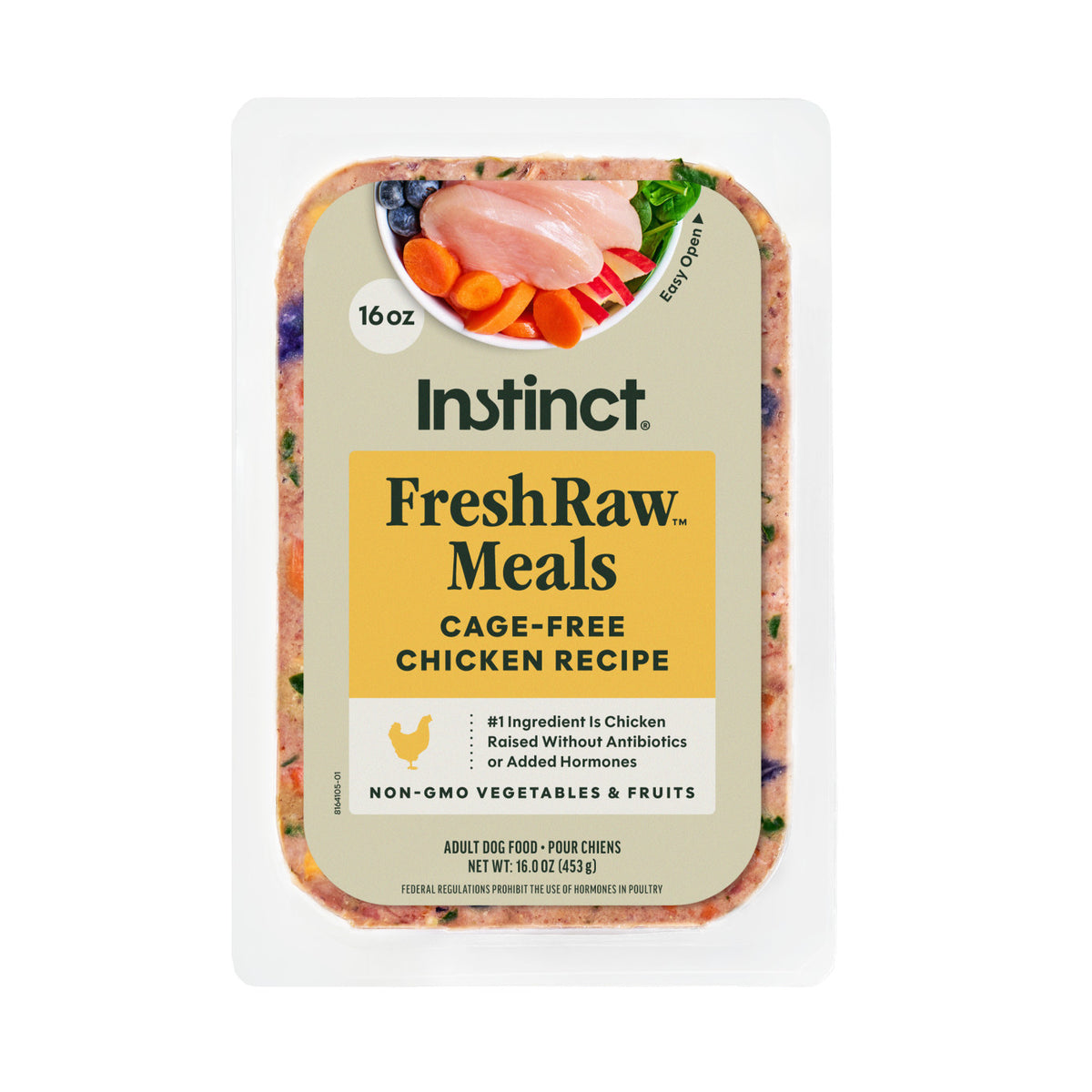 Instinct FreshRaw Meals Cage-Free Chicken Frozen Raw Dog Food