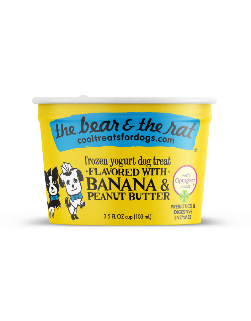 The Bear and The Rat Banana and Peanut Butter Yogurt for Dogs