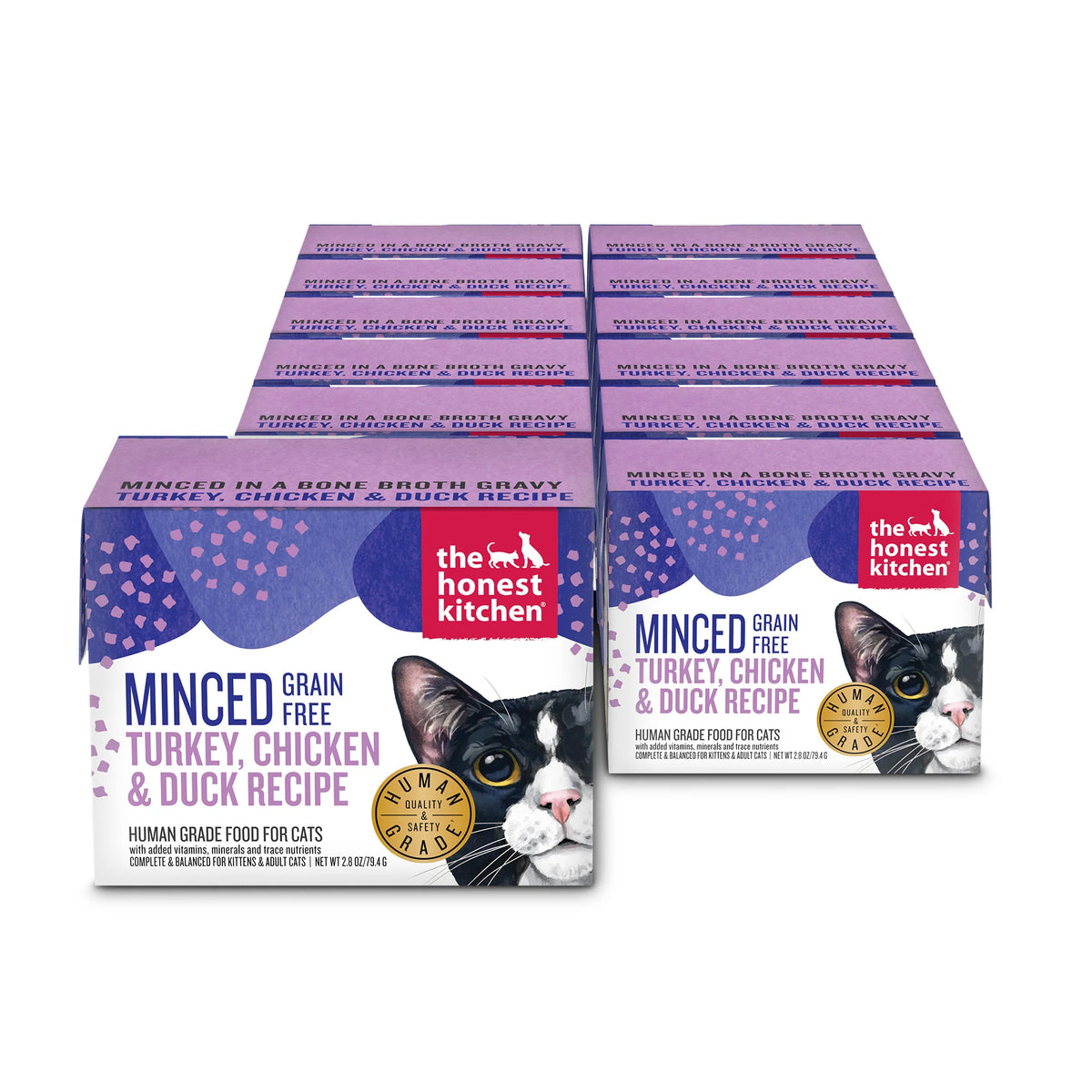 The Honest Kitchen Grain Free Minced Turkey, Chicken &amp; Duck Cat Food