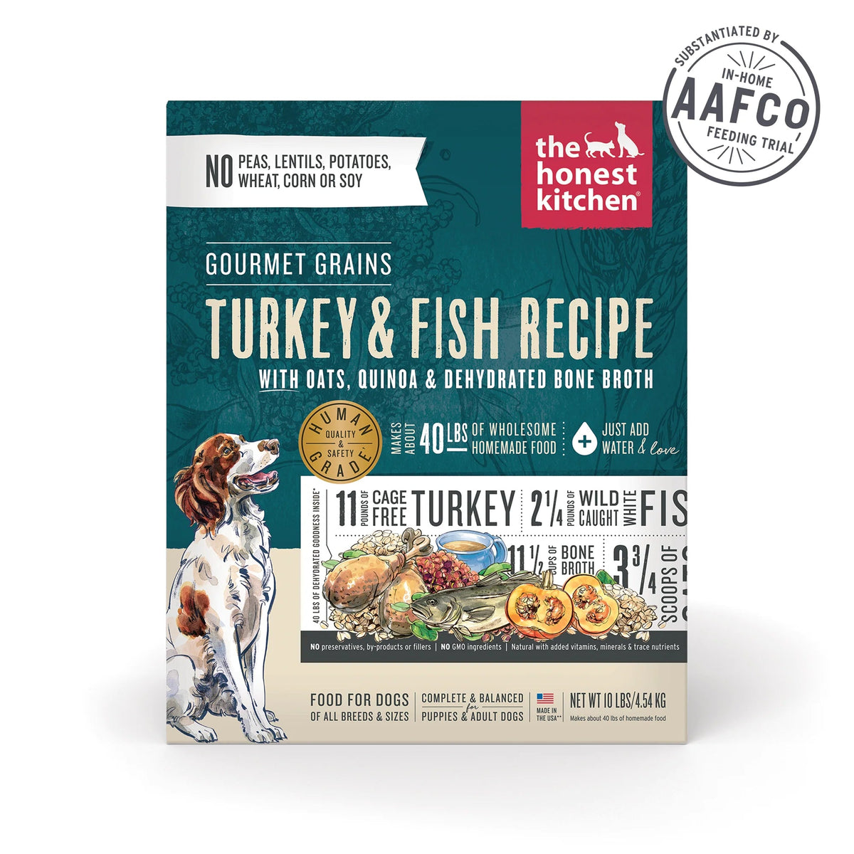 The Honest Kitchen Gourmet Grain Dehydrated Turkey &amp; Fish Dog Food