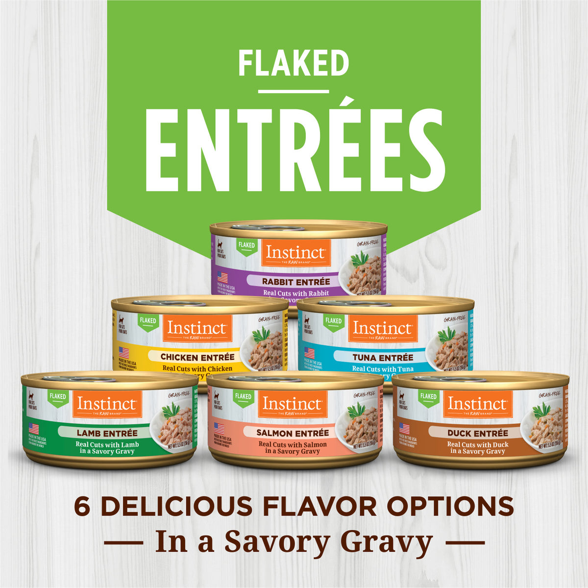 Instinct Flaked Duck Entrée Canned Cat Food