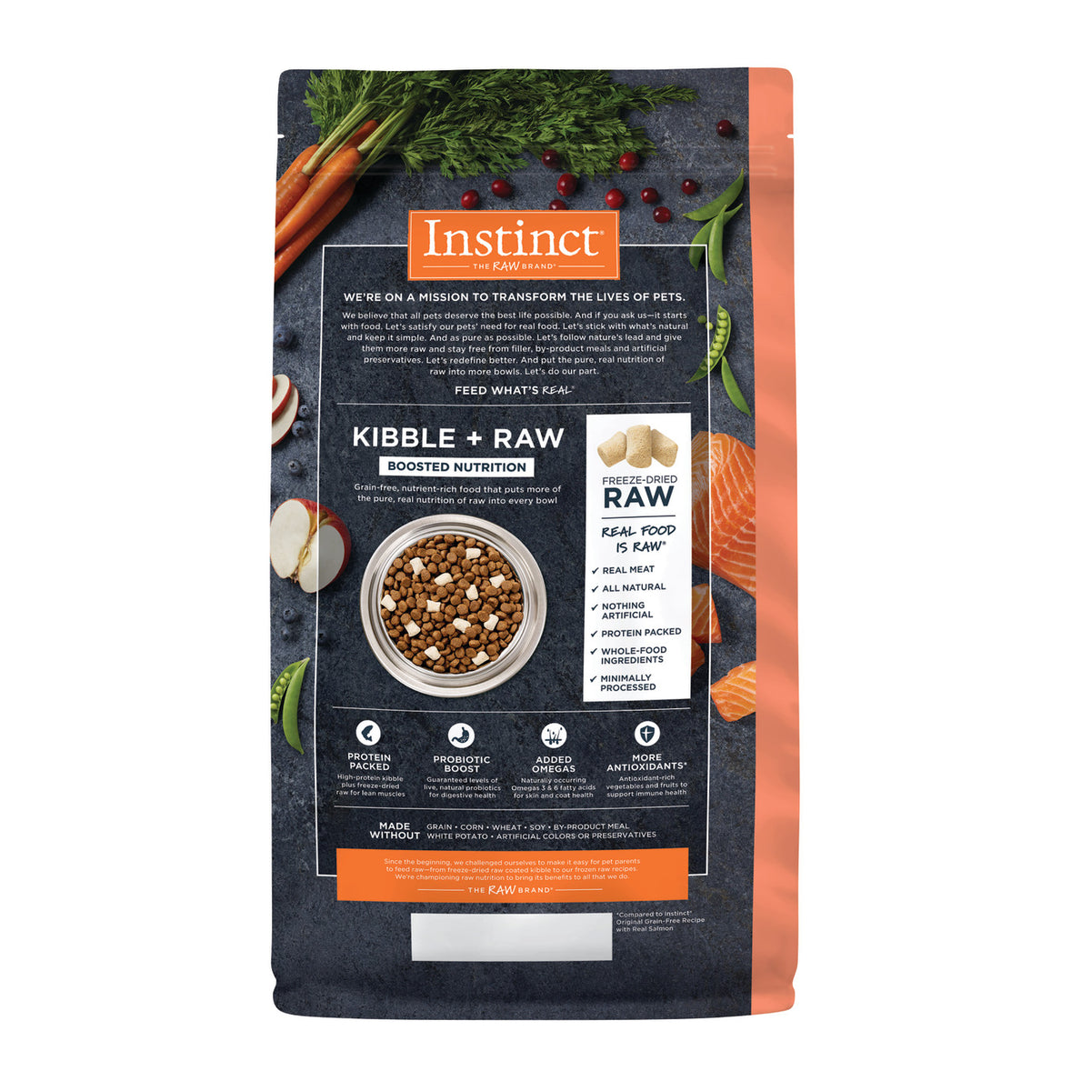Instinct Raw Boost Grain-Free Recipe with Real Salmon Dry Dog Food