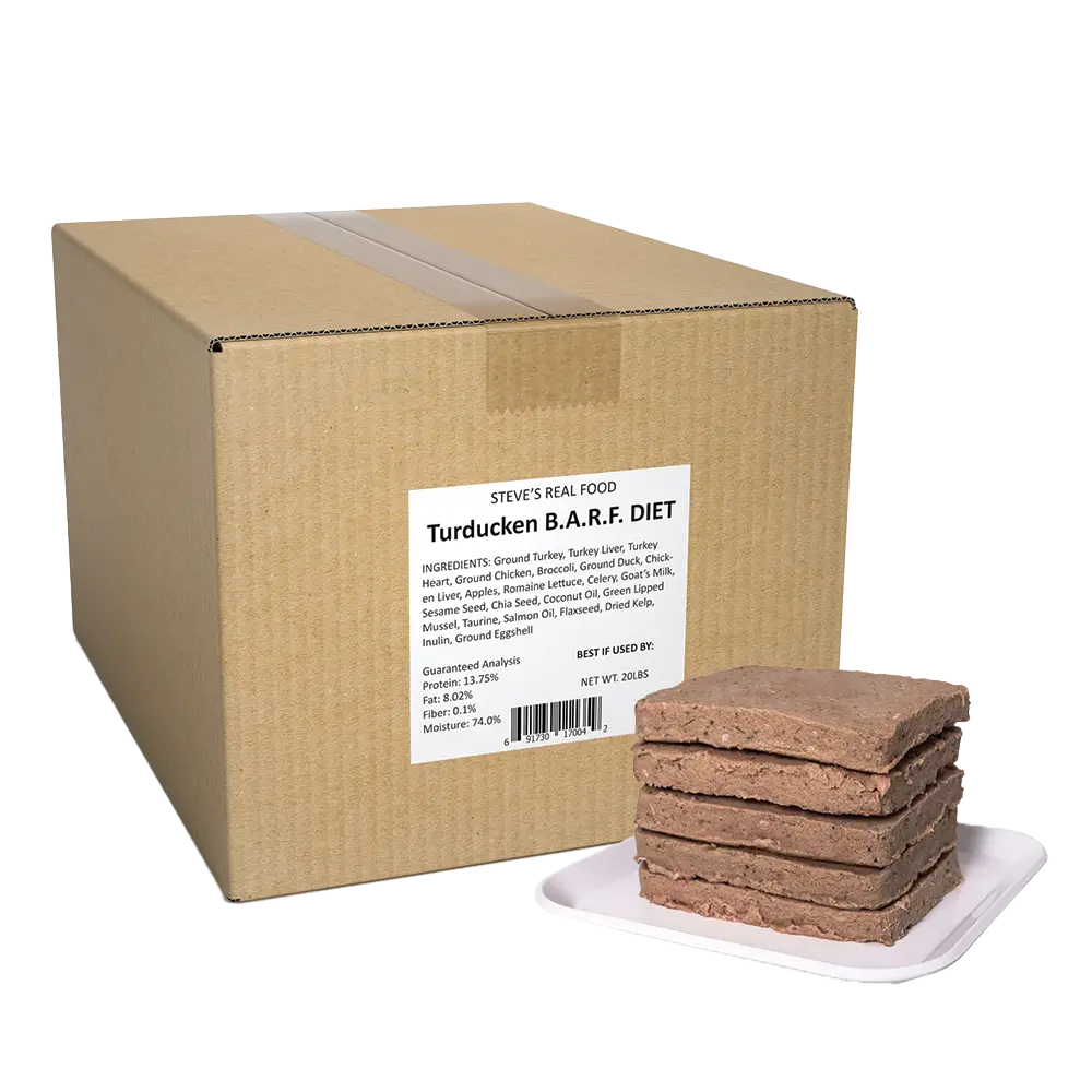 Steve&#39;s Real Food Frozen Turkducken Raw Dog &amp; Cat Food