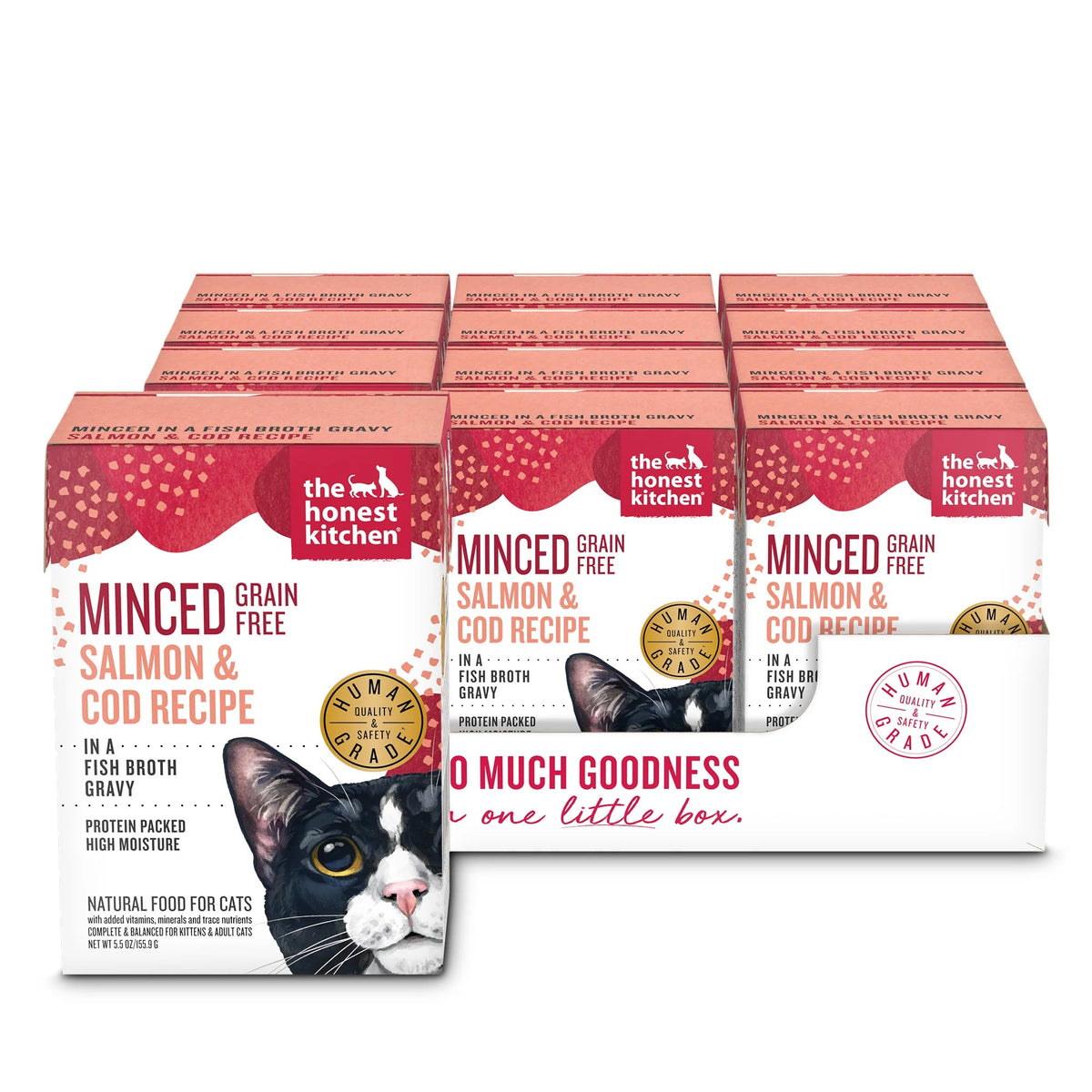 The Honest Kitchen Grain Free Minced Salmon &amp; Cod Cat Food