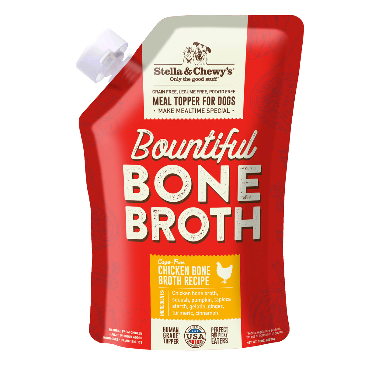 Stella &amp; Chewy&#39;s Bountiful Bone Broth Chicken for Dogs
