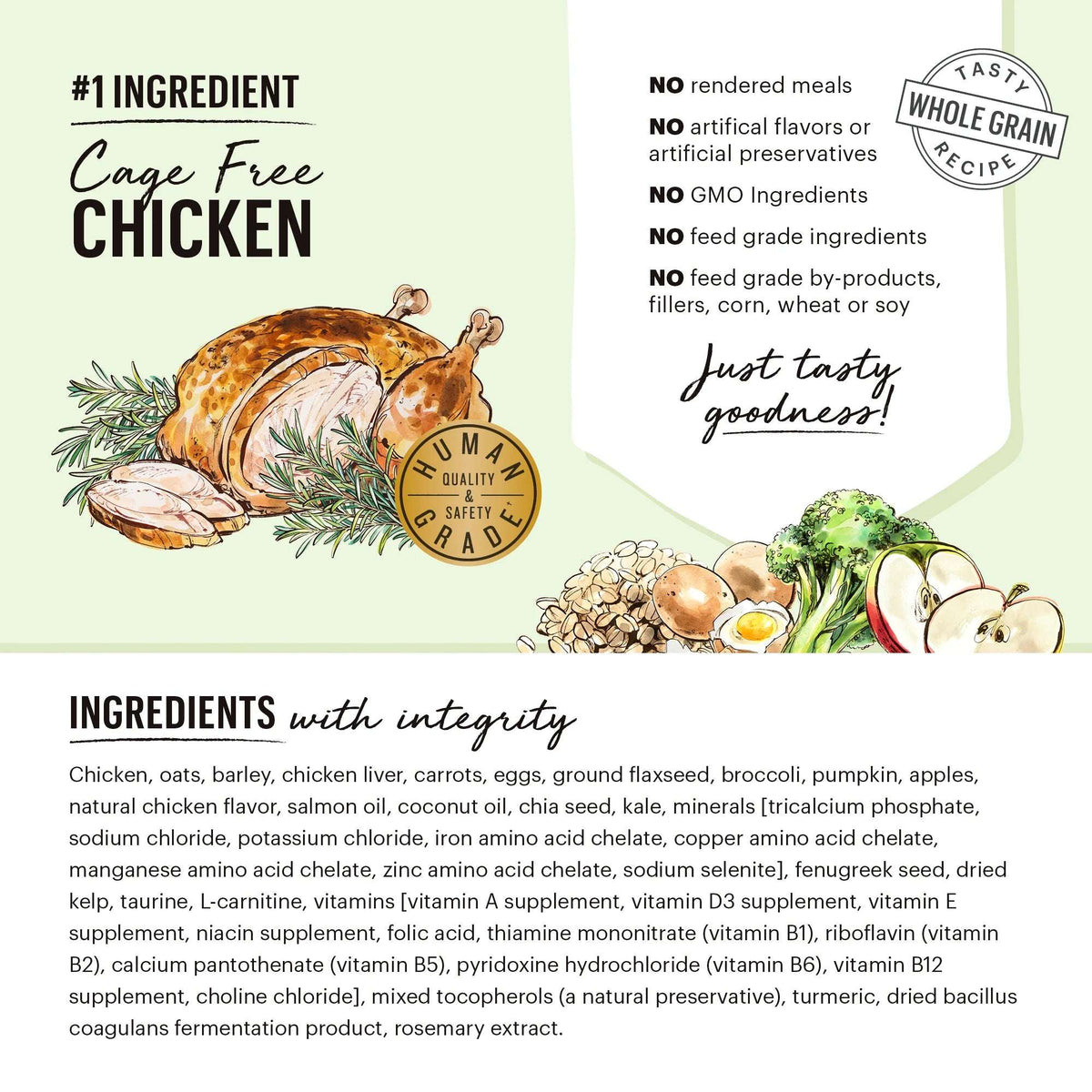 The Honest Kitchen Puppy Whole Grain Chicken &amp; Oat Clusters Dog Food