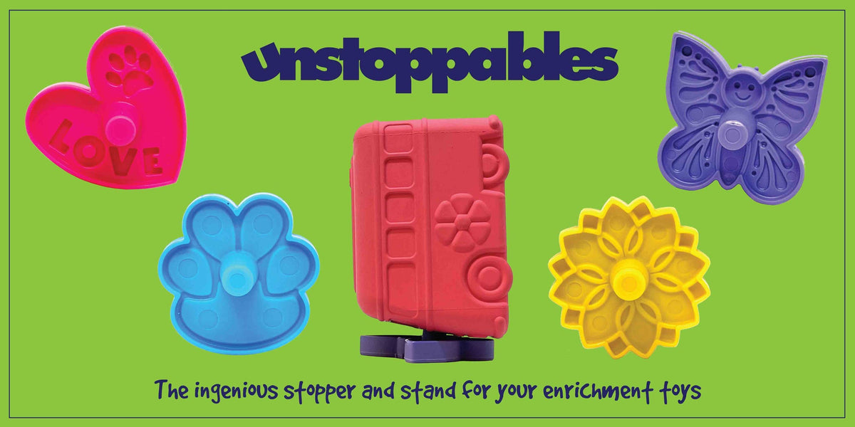 SodaPup Unstoppables Stopper & Stand for SodaPup Rubber Treat Dispensers