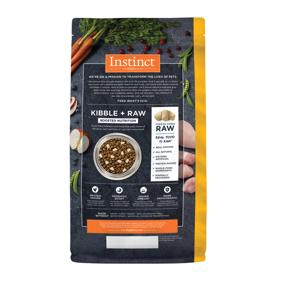 Instinct Raw Boost Grain-Free Recipe with Real Chicken Dry Dog Food