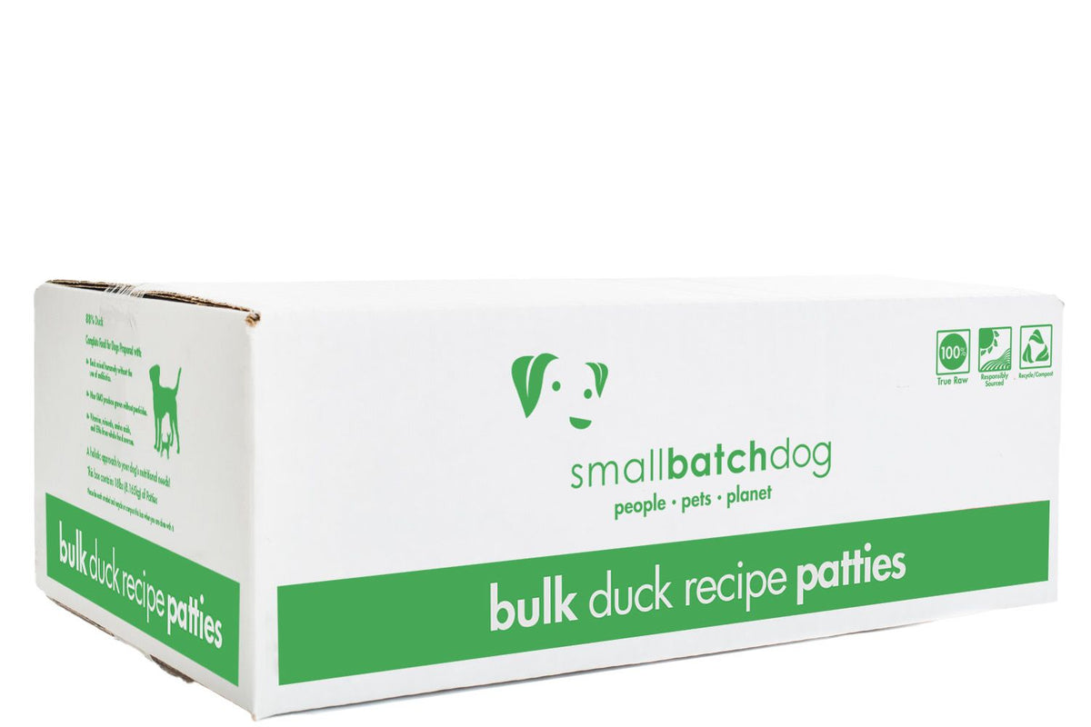 Small Batch Duck Patties Frozen Raw Dog Food