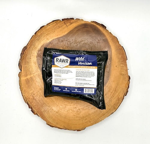 Rawr Frozen Raw Wild Venison for Dogs & Cats