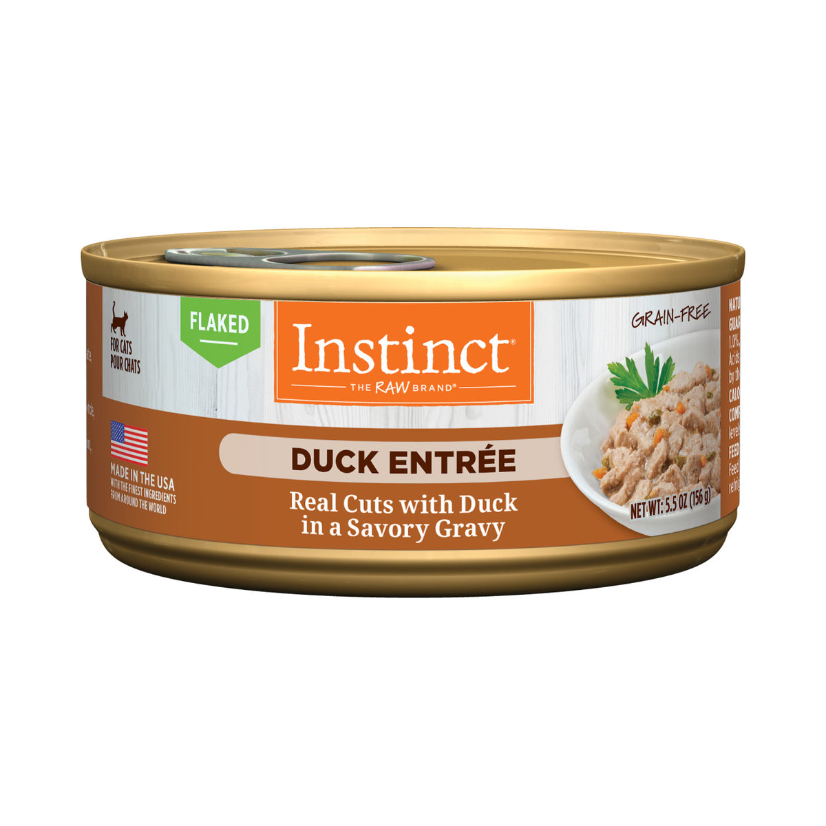 Instinct Flaked Duck Entrée Canned Cat Food