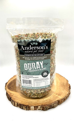 Anderson&#39;s Colorado Non-GMO Dehydrated Ouray Produce Blend for Dogs