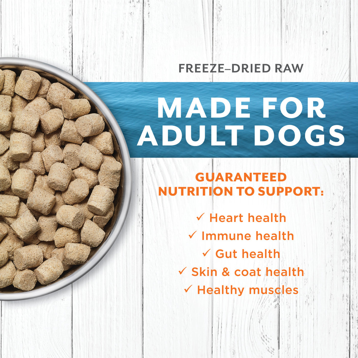 Instinct® Raw Longevity™ 100% Freeze-Dried Raw Meals Wild-Caught Alaskan Pollock Recipe for Dogs