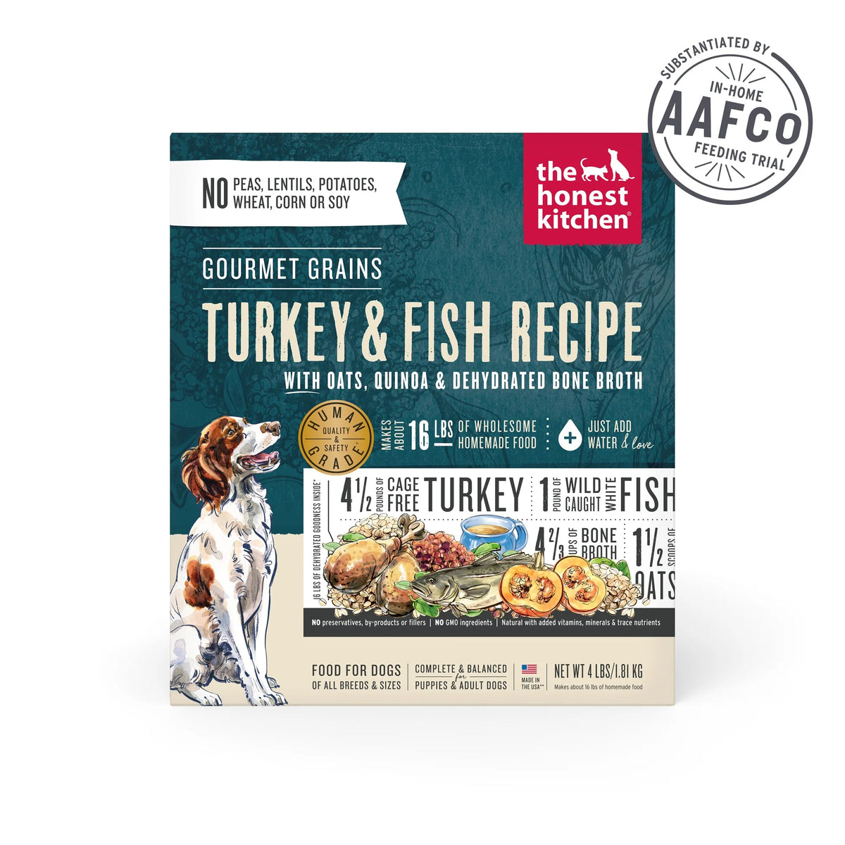The Honest Kitchen Gourmet Grain Dehydrated Turkey &amp; Fish Dog Food