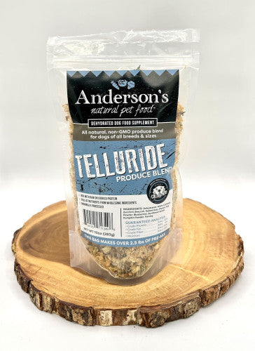 Anderson&#39;s Colorado Non-GMO Dehydrated Telluride Produce Blend for Dogs
