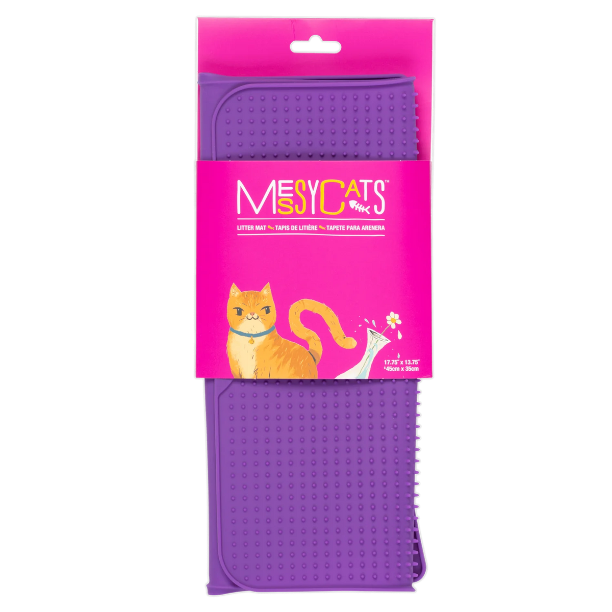 Messy Mutts Silicone Cat Litter Mat for Cats