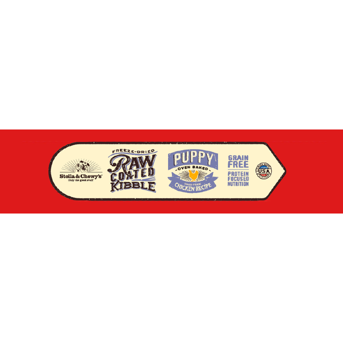 Stella &amp; Chewy&#39;s Kibble Raw Coated Chicken Puppy Dog Food