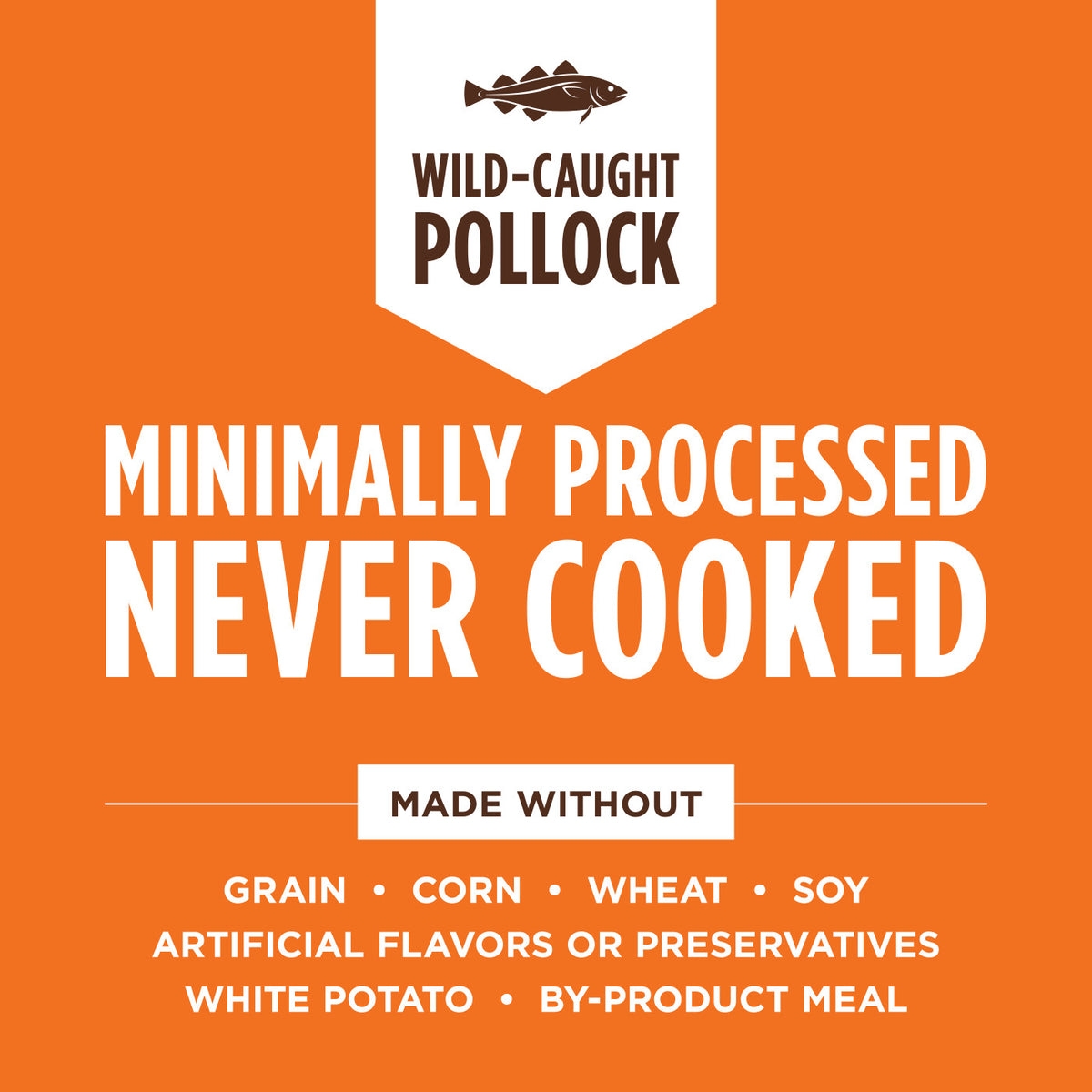 Instinct Raw Boost Mixers Grain-Free Wild-Caught Alaskan Pollock Recipe Freeze-Dried Dog Food Topper