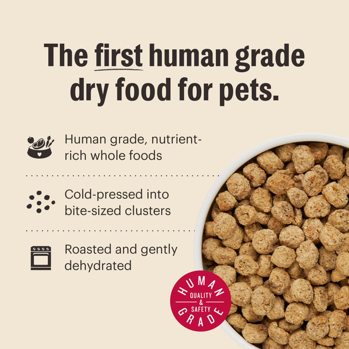 The Honest Kitchen Essential Clusters Whole Grain Beef &amp; Chicken Dog Food