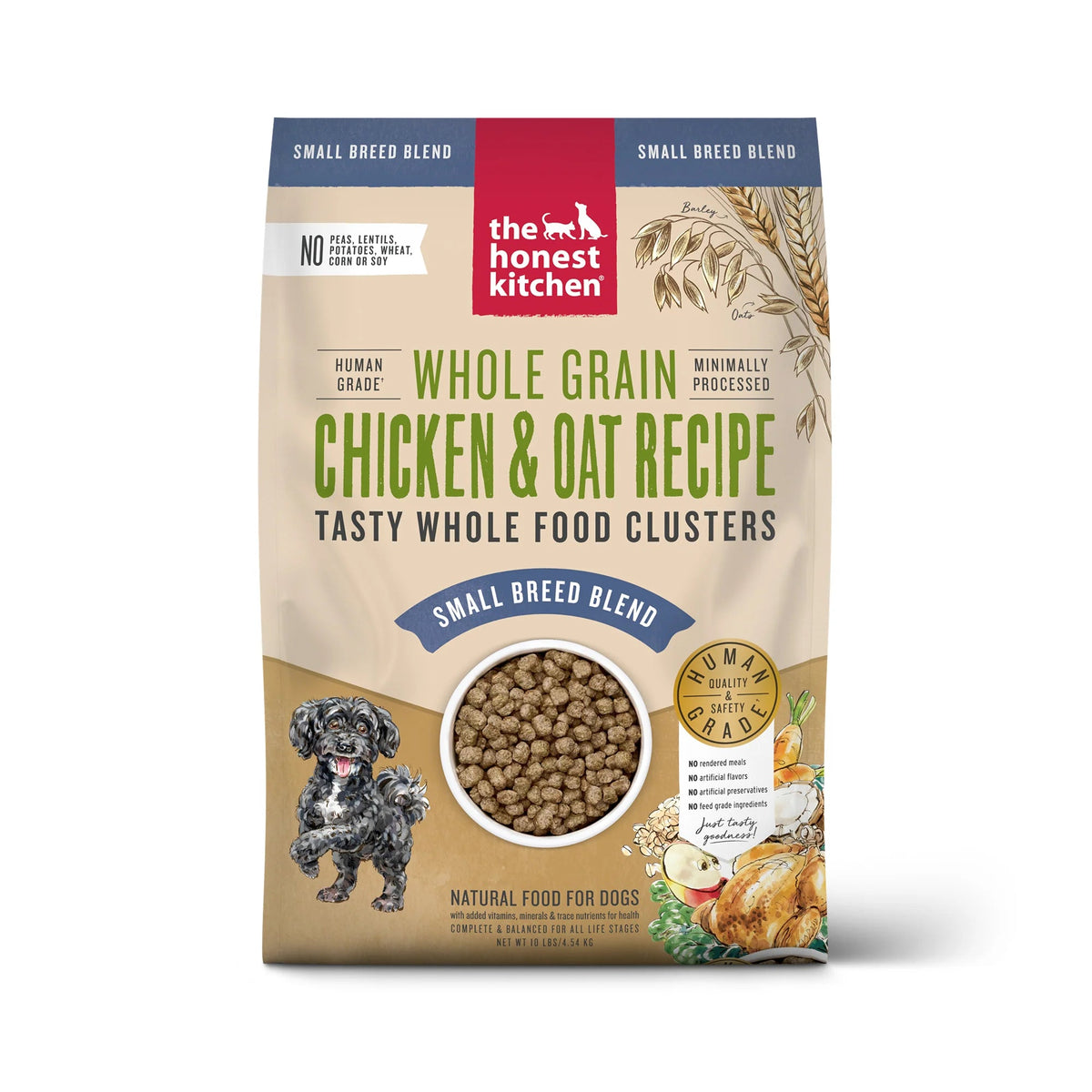 The Honest Kitchen Small Breed Whole Grain Chicken &amp; Oat Clusters Dog Food