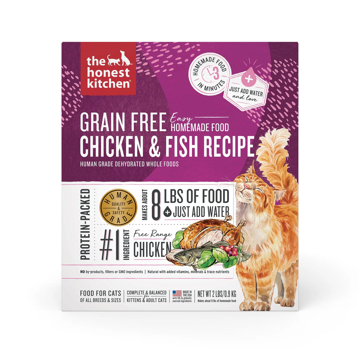 The Honest Kitchen Grain Free Dehydrated Chicken &amp; Fish Cat Food
