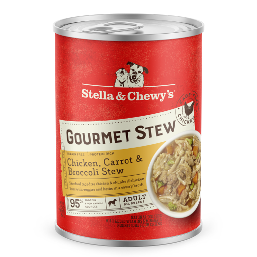 Stella &amp; Chewy&#39;s Gourmet Stew Chicken, Carrot &amp; Broccoli Canned Dog Food