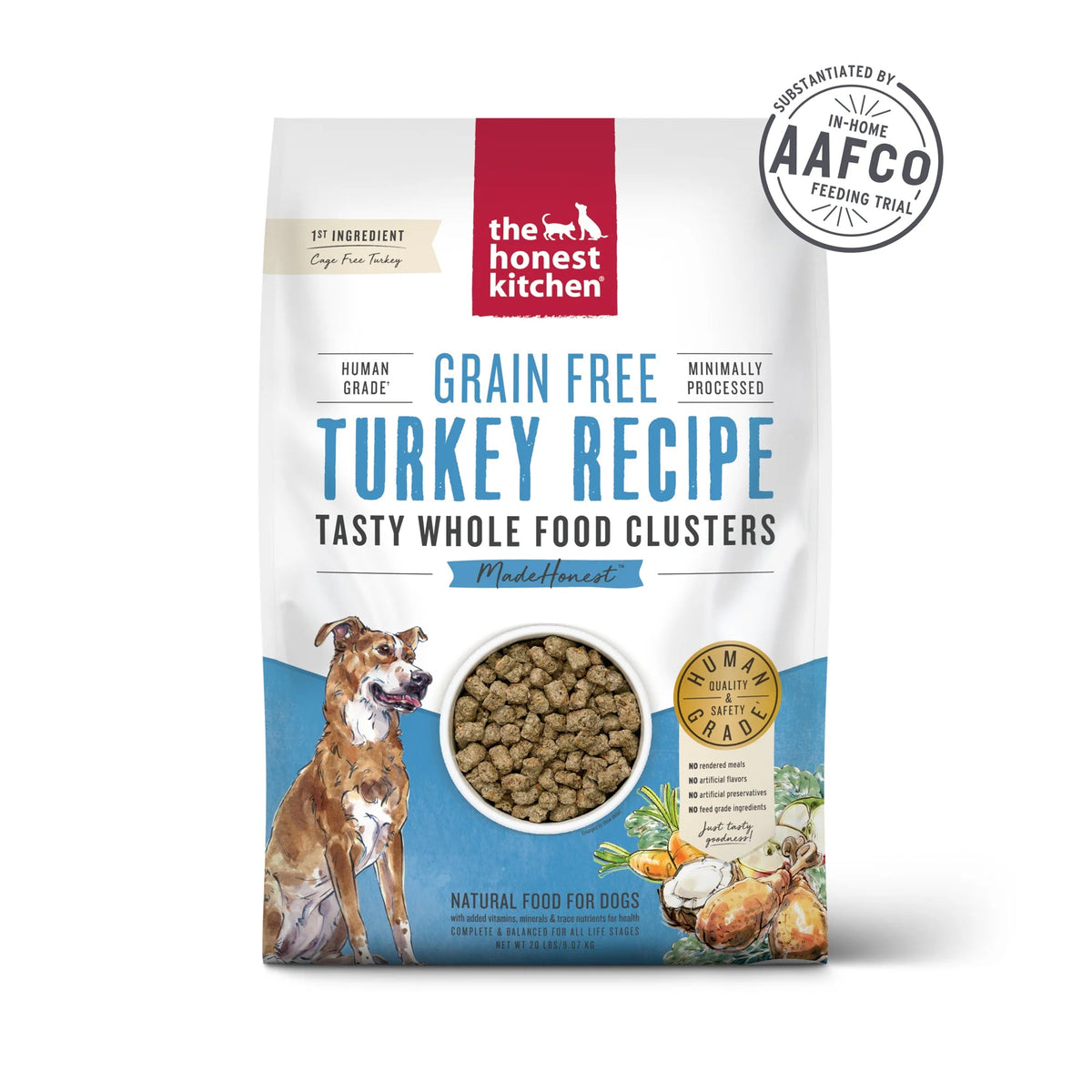 The Honest Kitchen Grain Free Turkey Clusters Dog Food