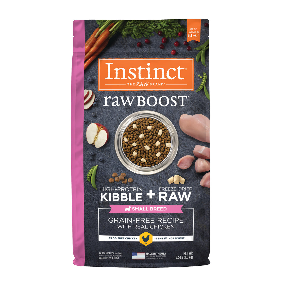 Instinct Raw Boost Small Breed Grain-Free Recipe with Real Chicken Dry Dog Food
