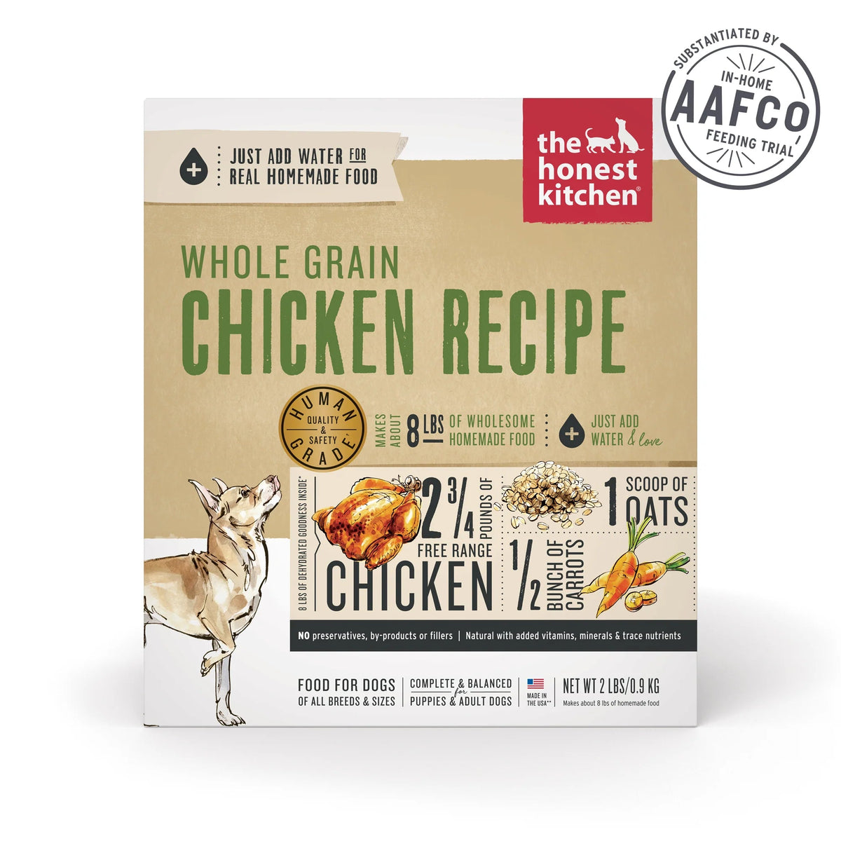 The Honest Kitchen Whole Grain Dehydrated Chicken Dog Food